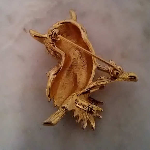 MONET OWL BROOCH! - Picture 2 of 3